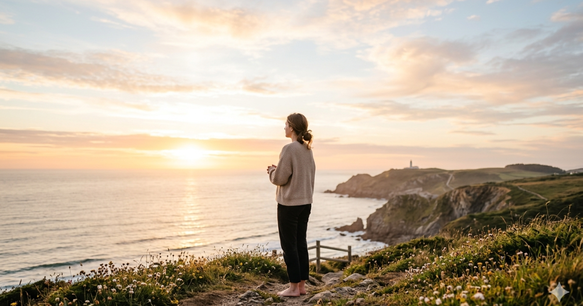 bom dia com Deus com nascer do sol e mensagem de fé